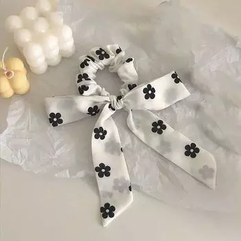 Бантик, милая маленькая резинка для волос с цветком, аксессуар для волос, универсальный, внешняя резинка для волос, повязка для волос и резинка