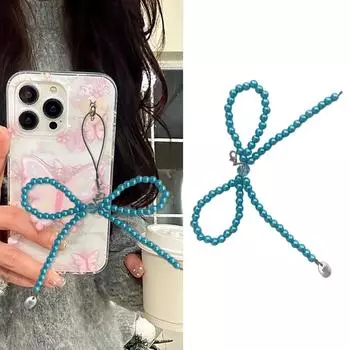 Бантик пряжка для обуви украшение жемчуг банты телефон брелок для изготовления ювелирных изделий телефон кулон сумочка украшения для обуви белый