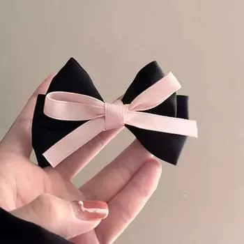 Бантик Заколка для волос с бантом Головной убор с лентой Сладкий бантик Шпилька для девочек
