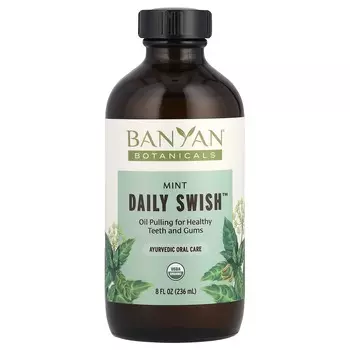Banyan Botanicals, Daily Swash™, мята, 8 жидких унций (236 мл)