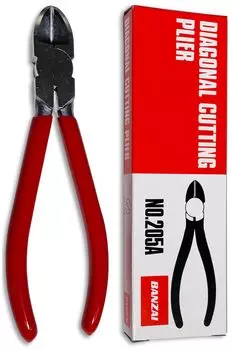 BANZAI Nipper Nipper Tool Nipper 150 мм Tool Nipper Мощный в стандарте Ниигата H-класса с превосходным [ ] [Сильный NO.205A] (Маде Санджо,