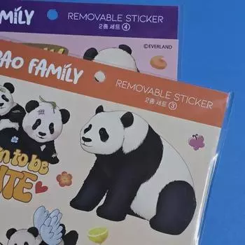 Bao Family Removable Sticker #3 & 4