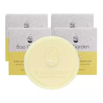 Bao Garden Pure Jojoba & Houttuynia Cordata Soap 100 г Мыло для умывания лица, 4 шт.