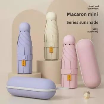 Baodini Dual-Purpose Umbrella: Sunshade, UV Protection & Rain Coverage, Portable & Compact - 50% Off!