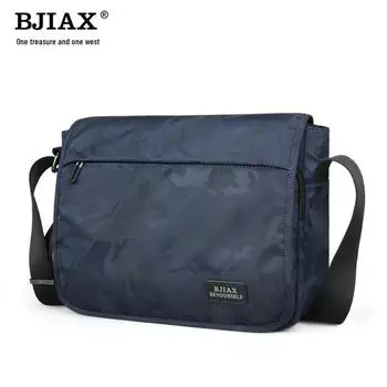 Baojiaxi мужская сумка-мессенджер из нейлонового холста большой вместимости