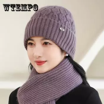 Baotou Hat Женская осенне-зимняя флисовая утолщенная шапка из искусственного меха кролика Вязаный шерстяной берет single hat