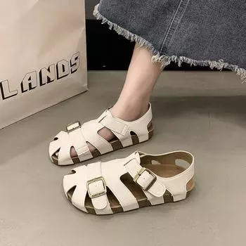 Baotou sandals women s new summer work versatile not tired shoes sports women s shoes 35