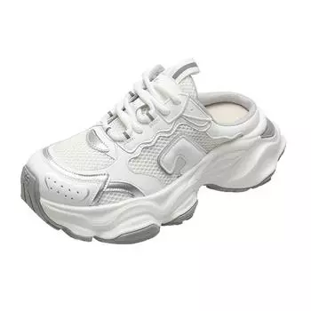 Baotou thick-soled half-slippers, your new dad shoes in spring and summer, half-towed outside, one pedal, casual sandals tide 35