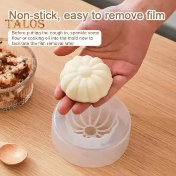 Baozi Maker Легко вынимаемая посуда Простое управление Полезная форма для изготовления булочек на пару Товары для дома прозрачный