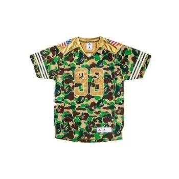 BAPE x adidas SB Jersey Green Мужские топы DW9285 S