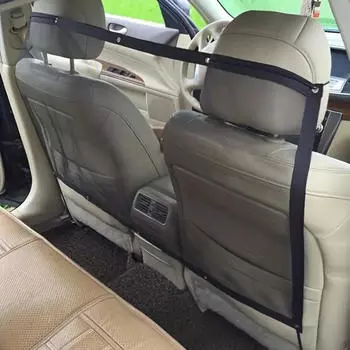 Барьер для домашних животных, сетка для автомобиля для собак, простая в установке, регулируемая растягивающаяся сетка-разделитель препятствий