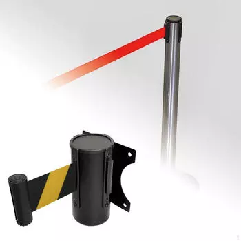 Барьер с выдвижным ремнем для толп 2m