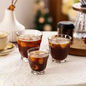 Bar Stackable Juice Glasses – Dishwasher Safe Drinking Glasses For Soda, Milk, Coke, Beer, Spirits –Durable Tempered Glass 201-300ml