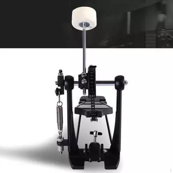 Барабанная педаль, ножная колотушка, прочная, стабильная, войлочная головка, профессиональная цепная передача