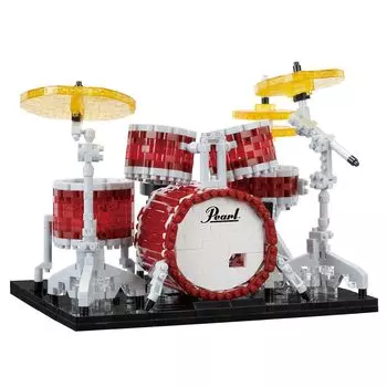 Барабанная установка Kawada Nanoblock Pearl для детей от 12 лет и старше Interior Hobby «Masters» NBM-056 72821 см NBM-056