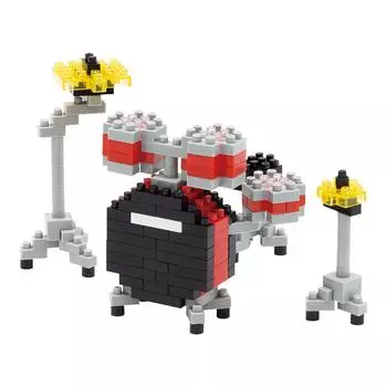 Барабанная установка Nanoblock красная NBC_123