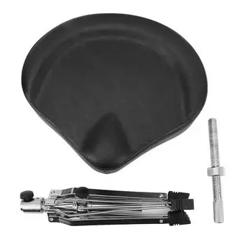 Барабанный трон с регулируемой высотой, мягкая двойная поддержка, нескользящие ножки, вращающийся барабанный стул