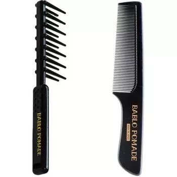 Barbaro Pomade Gel Comb Comb & Original Comb Set Мужская грубая укладка волос Помада Comb BARBER