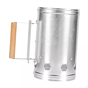 Barbecue Chimney Starter Lighter Grill Accessories Can with for Indoor Outdoor Kitchen BBQ