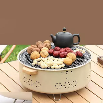 Барбекю-гриль, дровяная походная плита, камин, печь для отопления, барбекю, чай для кемпинга