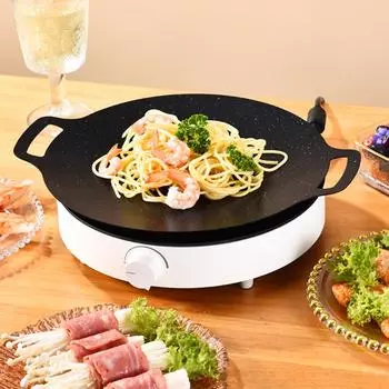 Барбекю Круглая медицинская каменная тарелка для барбекю Сковороды с антипригарным покрытием Для использования в помещении и на открытом воздухе