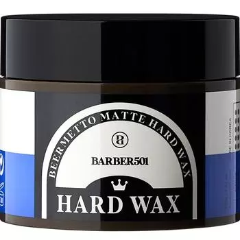Barber 501 Beermeto Матовый твердый воск для волос, 100 г, 1 шт.