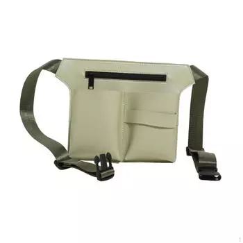 Парикмахерский фартук, сумка для инструментов салона красоты, профессиональный портативный карман, длина до талии, парикмахерский чёрный