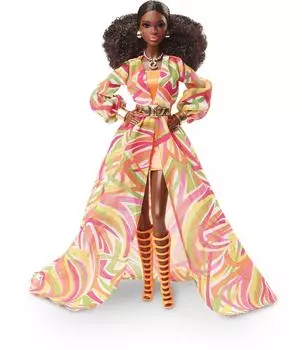 Барби Кристи 55-я годовщина взрослые годы и HJX29 [ЗОЛОТАЯ подпись] [Кукла-наряд] [Для (18 вверх)] оранжевый