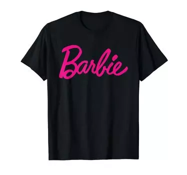 Barbie Classic Logo Темно-розовый - Футболка