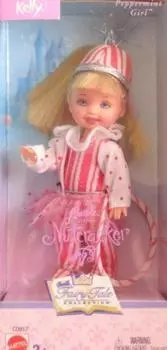 Barbie Kelly as Peppermint Girl Nutcracker 10cm Doll