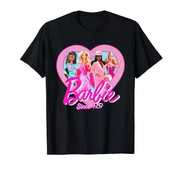 Barbie Since 1959 Heart - T-shirt