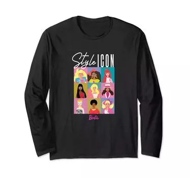Barbie Style Icon Grid Long Sleeve - T-Shirt