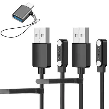 [BARDATS] соответствие PLAUD NOTE AI диктофон кабель для зарядки 100 см 4-контактный специальный кабель для зарядки магнитный адсорбционный тип USB зарядка