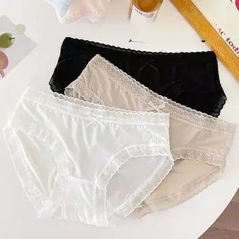 Bare Sense Ice Silk женские трусики тонкие быстросохнущие дышащие трусики средней талии для девочек Sweet Pure Desire, приятные для кожи бесшовные трусики лето M светло-синий