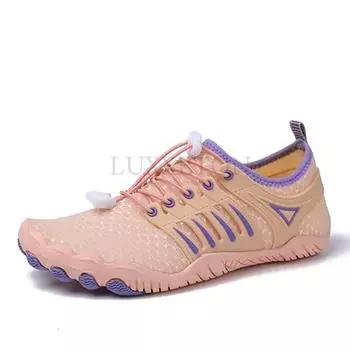 Barefoot Water Shoes Men Summer Aqua Shoes for Women Sea Water Sneakers Outdoor Sport Swimming Wading Shoes Upstream 35 чёрный