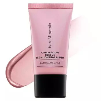 bareMinerals Bare Minerals CR Хайлайтер Розовое сияние 15 мл Розовый кремовый хайлайтер, жидкий румянец для щек, который источает ощущение с легким персиковым оттенком