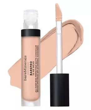 bareMinerals Bare Pro 16HR All Over Concealer Fair 100 Cool Bright Pink UV Hypoallergenic Design Concealer Foundation Highlighter Shading Pore Cover