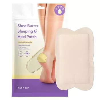 Baren Shea Butter Sleeping Heel Patch, 10 pieces, 1 piece, 0.5g