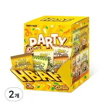 Barf Mini Party Box Yellow 5 types, 500g, 2 units, Korean nuts