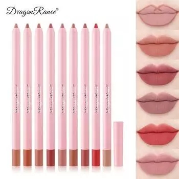 Бархатистый матовый карандаш для губ Водостойкая стойкая объемная помада для губ Natural Outline Lips Contour Line Макияж Карандаш для губ Косметика 01
