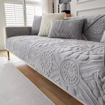 Бархатная диванная подушка на четыре сезона, универсальная нескользящая скандинавская простая современная тканевая подушка, кожаный чехол, ткань 70X70