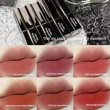 Бархатная губная помада. Прозрачная матовая бархатная губная помада. Атмосфера грязи. Веганское отбеливание. Доступная цена.