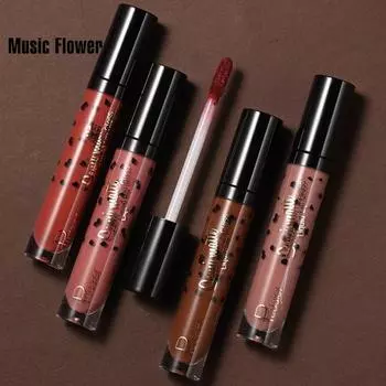 Бархатная матовая жидкая помада, водостойкая увлажняющая, долговечная, блеск для губ, макияж #12