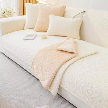 Бархатная подушка для дивана Four Seasons Universal для гостиной, нескользящая подушка для дивана, осенне-зимний чехол для дивана, тканевое полотенце 70x70cm