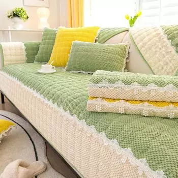 Бархатная подушка для дивана Four Seasons Universal, нескользящий чехол для дивана, тканевый чехол для дивана 70*70cm