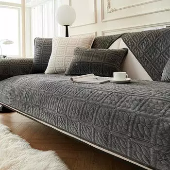 Бархатная подушка для дивана, нескользящий кожаный чехол для дивана, чехол для дивана, тканевая утолщенная подушка 70*70cm