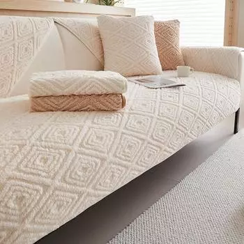 Бархатная подушка для дивана Shu, новая зимняя толстая плюшевая подушка для дивана, чехол на спинку, тканевая кожаная универсальная подушка для сиденья 70*70cm