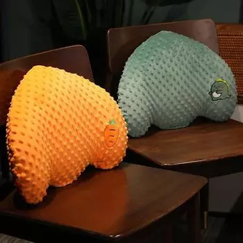 Бархатная подушка для талии, поясничная подушка, мягкая массажная подушка для сна, подушка для сиденья автомобиля, спинка дивана-кровати, поддержка талии, подушка для сиденья 45x32x13cm