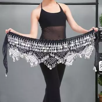 Бархатная поясная цепочка для танца живота со шнуровкой для монет, легкий женский пояс для танцев, аксессуары для танцоров