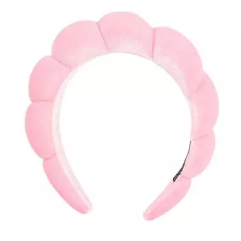 Бархатная повязка для волос с высоким верхом в виде губки и скрученных пончиков, высококачественная повязка для волос, аксессуары для волос, однотонная повязка для волос